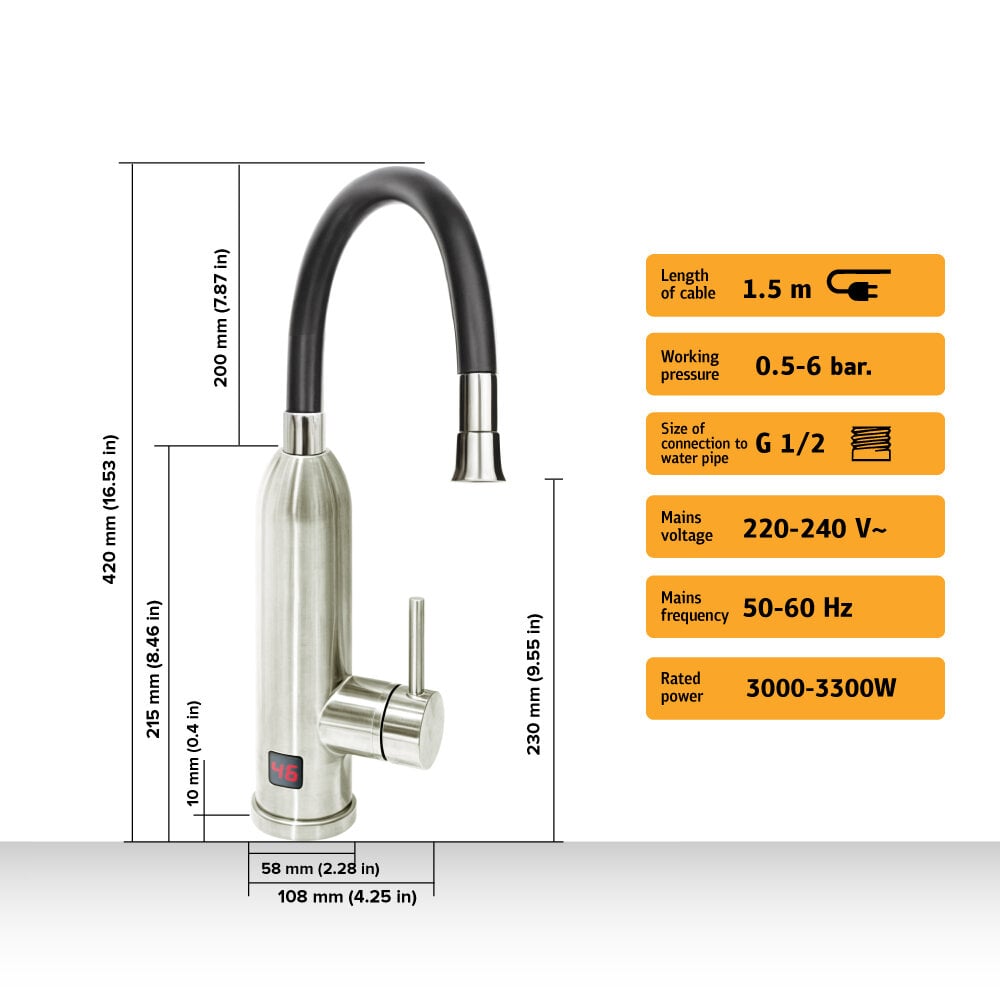 Hana lämmittimellä Hogart SC30H16X hinta ja tiedot | Lämminvesivaraajat | hobbyhall.fi