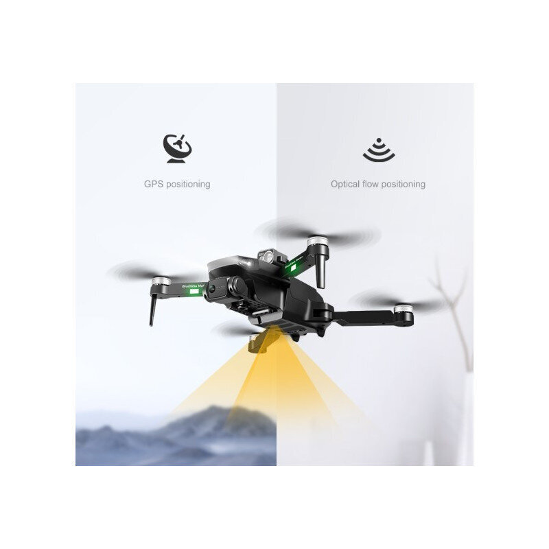 RG101 MAX GPS Drone 6K Action -videokamera Ammattimainen kaksois-HD-kamera, taitettavalla kotelolla, musta hinta ja tiedot | Dronet | hobbyhall.fi