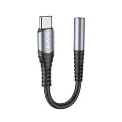 Audio Adapteri Hoco LS33 Type-C kiinni 3.5 mm harmaa hinta ja tiedot | Adapterit | hobbyhall.fi