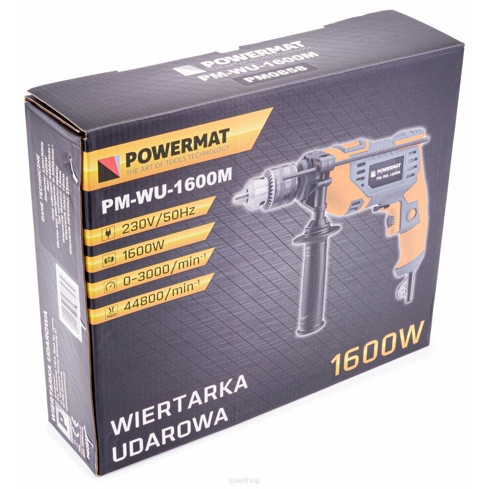 Iskuvasara, pora 1600W. hinta ja tiedot | Akkuporakoneet ja ruuvinvääntimet | hobbyhall.fi