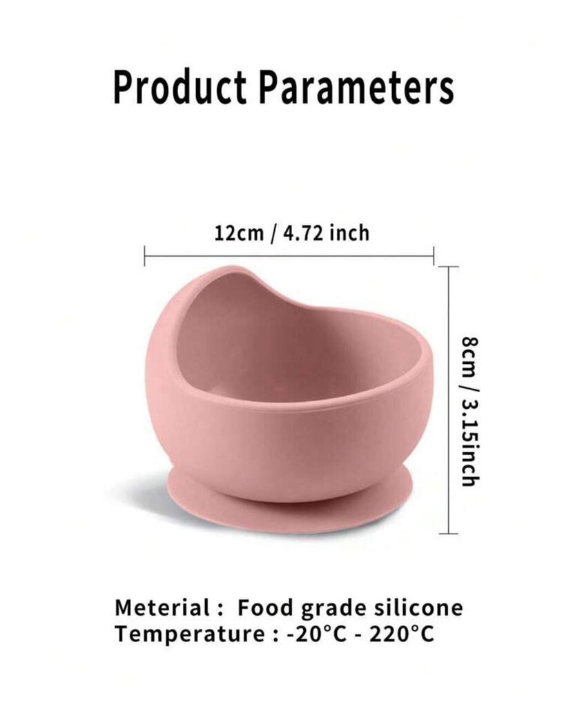 Lasten silikoninen kulho, Electronics LV-872 hinta ja tiedot | Vauvan ja lasten astiat | hobbyhall.fi