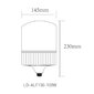 LED-lamppu F150, 97W, 11500lm, E27, 4000K, LD-ALF150-100W, GTV hinta ja tiedot | Lamput | hobbyhall.fi