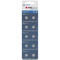 AgfaPhoto Alkaline Button Cell AG10 LR54 B10 hinta ja tiedot | AgfaPhoto Kodin remontointi | hobbyhall.fi