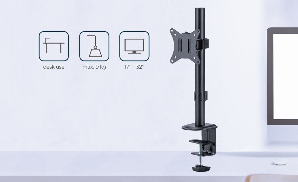 Gembird MA-D1-02, 17-32" hinta ja tiedot | Näyttötelineet | hobbyhall.fi