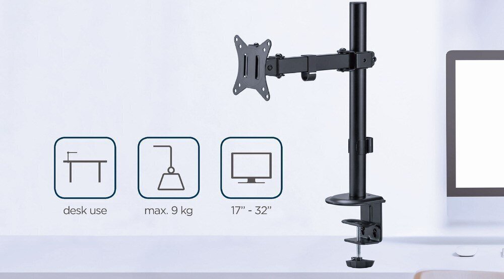 Gembird MA-D1-03 Monitor Fastening 32" hinta ja tiedot | Näyttötelineet | hobbyhall.fi