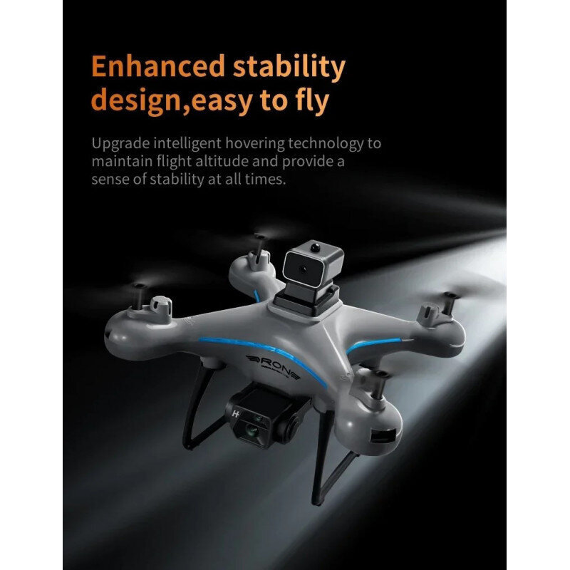 Harmaa ammattimainen drone KY102 8K dual HD -kameralla hinta ja tiedot | Dronet | hobbyhall.fi