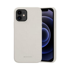 Mercury Goospery iPhone 12/12 Pro, 6,1″, Beige hinta ja tiedot | Puhelimen kuoret ja kotelot | hobbyhall.fi