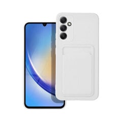 Forcell CARD Samsung Galaxy A55 5G, 6,6″, Valkoinen hinta ja tiedot | Puhelimen kuoret ja kotelot | hobbyhall.fi