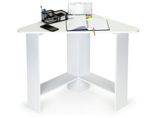Moderni kulmatyöpöytä, valkoinen hinta ja tiedot | Tietokonepöydät ja työpöydät | hobbyhall.fi
