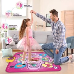 VATOS Toy Dance Mat 5 pelitilaa, violetti hinta ja tiedot | Tyttöjen lelut | hobbyhall.fi