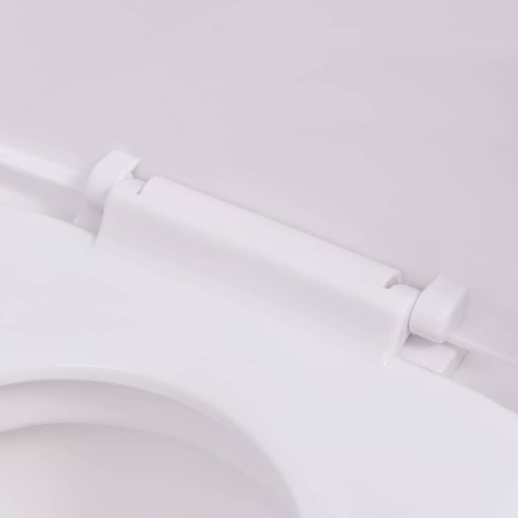 vidaXL WC piilotetulla vesisäiliöllä Keraaminen Valkoinen hinta ja tiedot | WC-istuimet | hobbyhall.fi