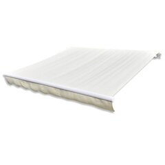 vidaXL Markiisikangas kerma 450x300 cm hinta ja tiedot | Aurinkovarjot ja markiisit | hobbyhall.fi