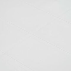 vidaXL Puutarhapöytä rottinkityylinen muovi 79x79x72 cm valkoinen hinta ja tiedot | Puutarhapöydät | hobbyhall.fi