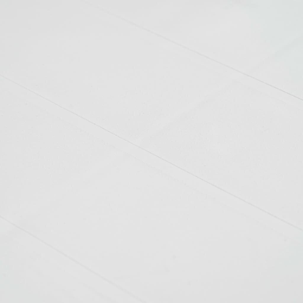 vidaXL Puutarhapöytä rottinkityylinen muovi 79x79x72 cm valkoinen hinta ja tiedot | Puutarhapöydät | hobbyhall.fi