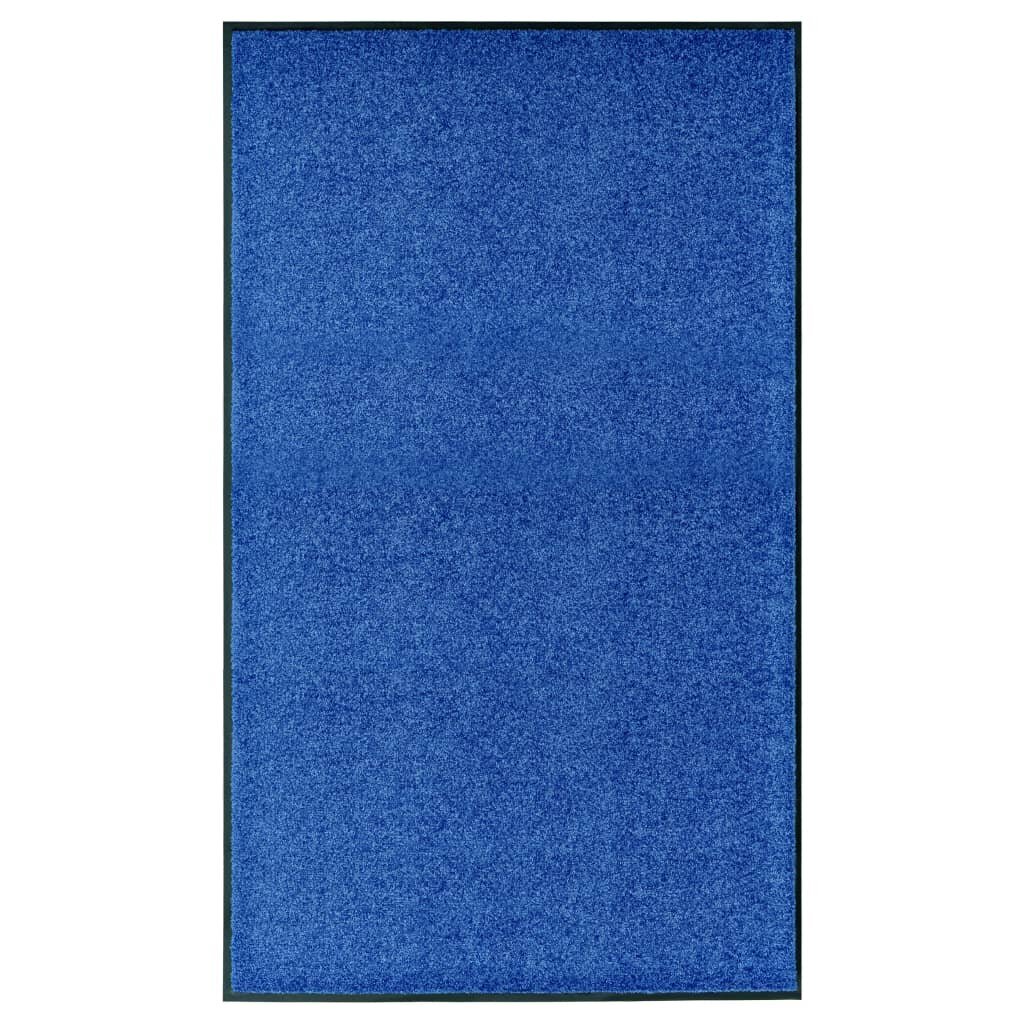 vidaXL Ovimatto pestävä sininen 90x150 cm hinta ja tiedot | Ovimatot | hobbyhall.fi