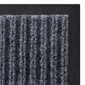 vidaXL Ovimatto harmaa 117x220 cm PVC hinta ja tiedot | Ovimatot | hobbyhall.fi