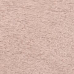 vidaXL Matto 160x230 cm jäniksen tekonahka vanha pinkki hinta ja tiedot | Isot matot | hobbyhall.fi