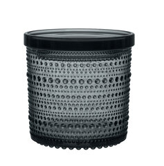 Iittala Kastehelmi purkki 116 x 114 mm tummanharmaa hinta ja tiedot | Elintarvikkeiden säilytysastiat | hobbyhall.fi