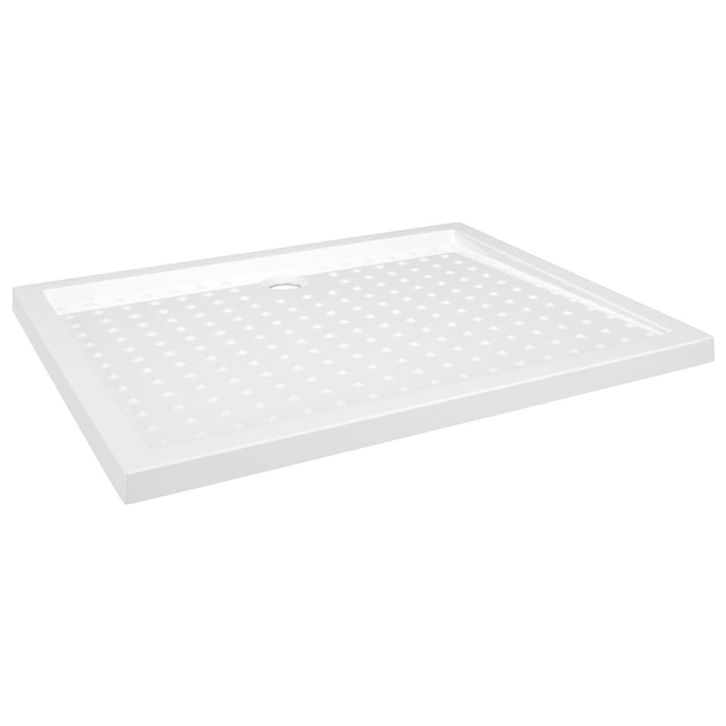 vidaXL Suihkualusta valkoinen 80x100x4 cm ABS hinta ja tiedot | Suihkualtaat | hobbyhall.fi