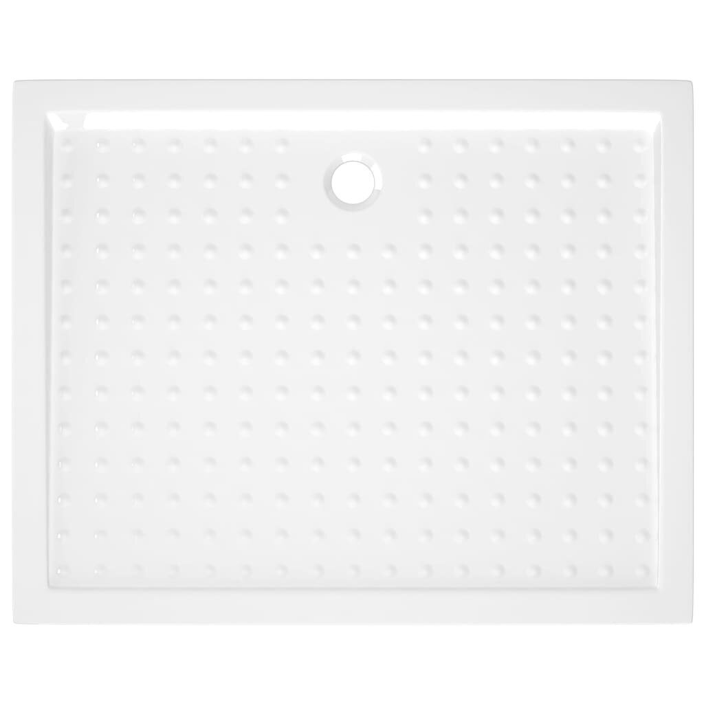 vidaXL Suihkualusta valkoinen 80x100x4 cm ABS hinta ja tiedot | Suihkualtaat | hobbyhall.fi