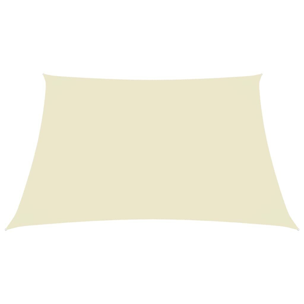 vidaXL Aurinkopurje Oxford-kangas neliönmuotoinen 7x7 m kerma hinta ja tiedot | Aurinkovarjot ja markiisit | hobbyhall.fi