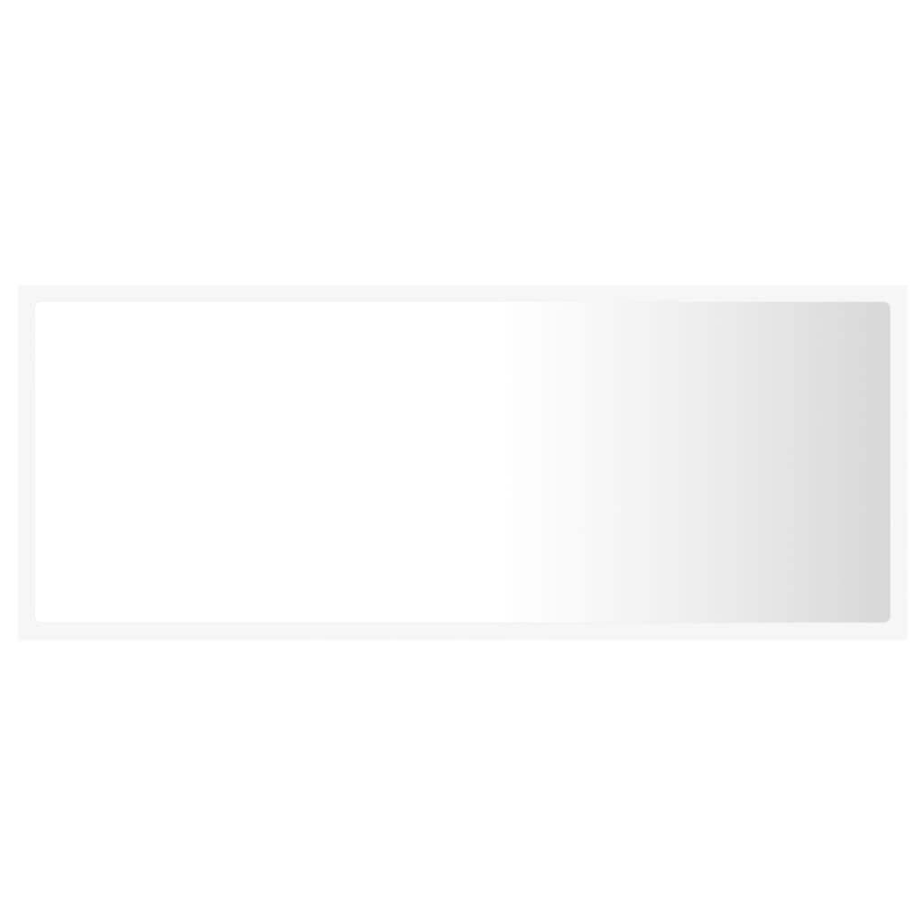 vidaXL Kylpyhuonepeili LED valkoinen 100x8,5x37 cm akryyli hinta ja tiedot | Kylpyhuonepeilit | hobbyhall.fi
