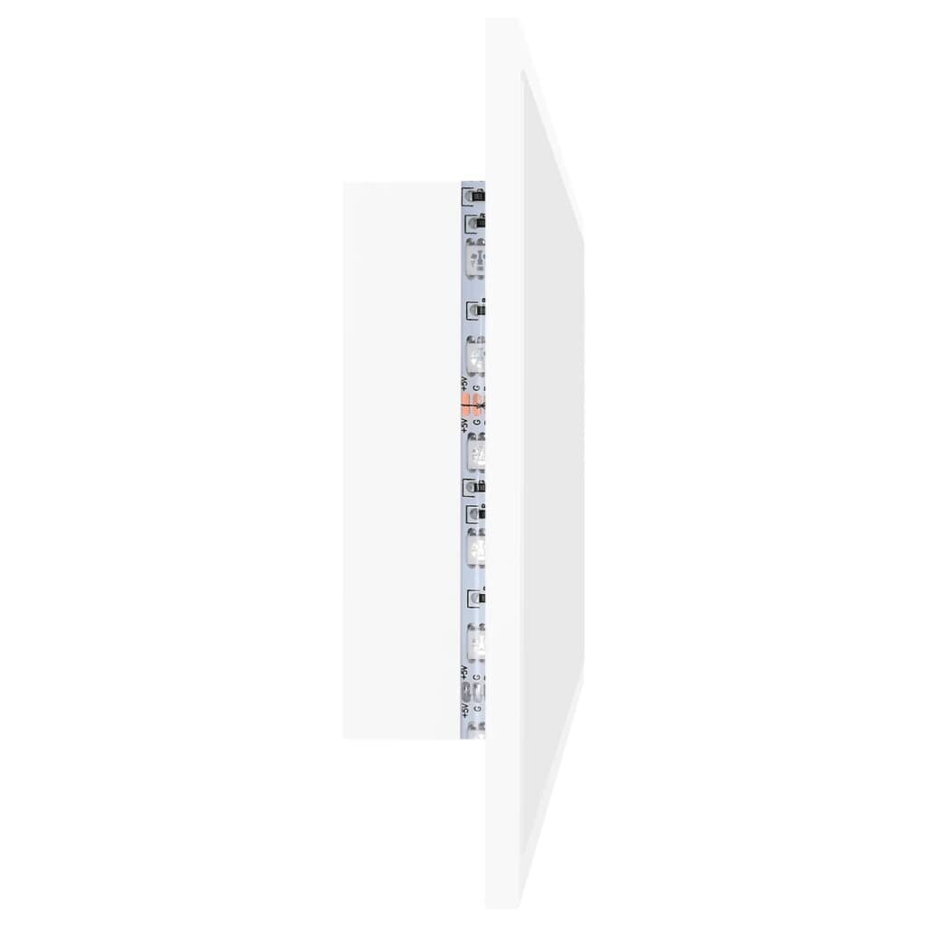 vidaXL Kylpyhuonepeili LED valkoinen 100x8,5x37 cm akryyli hinta ja tiedot | Kylpyhuonepeilit | hobbyhall.fi