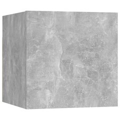 vidaXL Yöpöytä betoninharmaa 30,5x30x30 cm lastulevy hinta ja tiedot | Yöpöydät | hobbyhall.fi