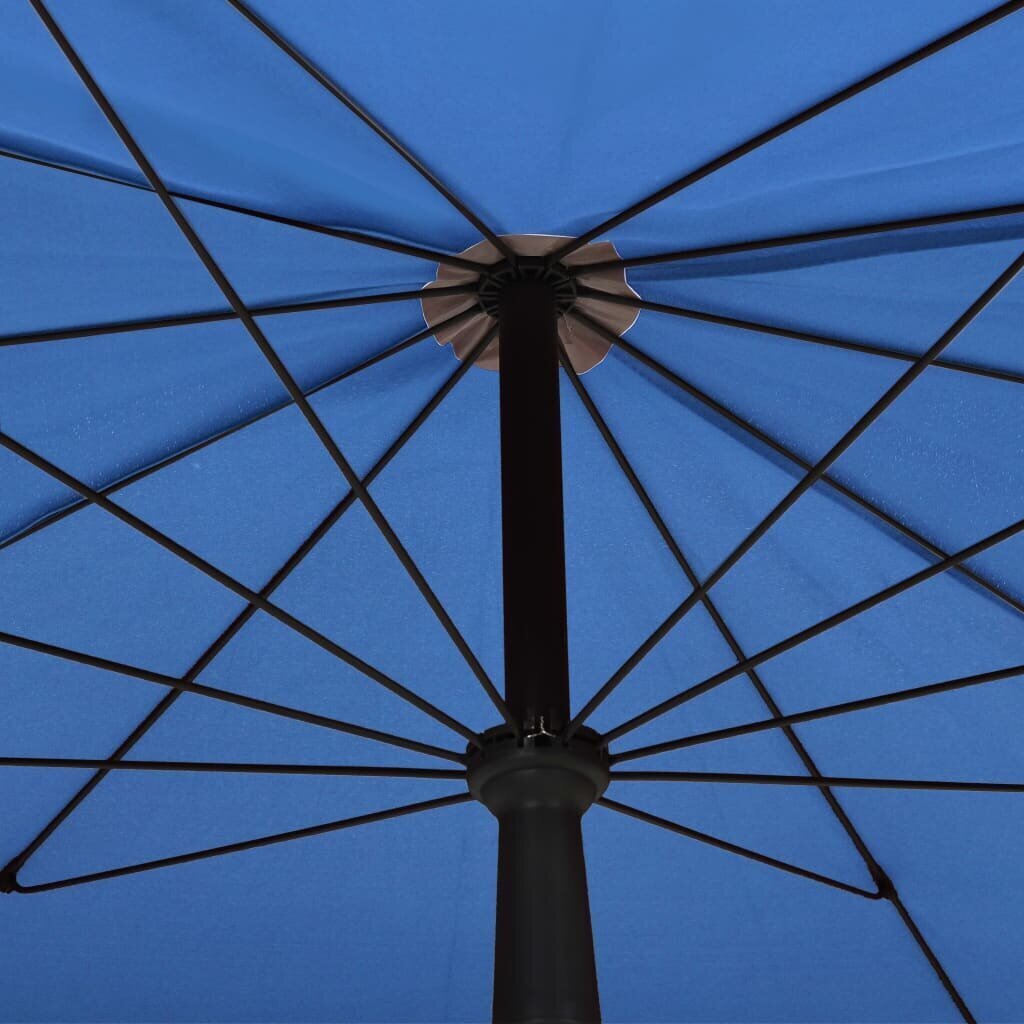 vidaXL Puutarhan aurinkovarjo tangolla 200x130 cm taivaansininen hinta ja tiedot | Aurinkovarjot ja markiisit | hobbyhall.fi
