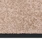 vidaXL Ovimatto beige 80x120 cm hinta ja tiedot | Ovimatot | hobbyhall.fi