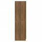 vidaXL Vaatekaappi ruskea tammi 80x52x180 cm tekninen puu hinta ja tiedot | Kaapit | hobbyhall.fi
