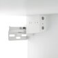 vidaXL Seinäkenkäkaappi valkoinen 100x35x38 cm tekninen puu hinta ja tiedot | Kenkäkaapit ja -hyllyt | hobbyhall.fi