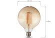 LED-lamppu E27 7W G125 Filament Retro Amber - Lämmin valkoinen (2700K) hinta ja tiedot | Lamput | hobbyhall.fi