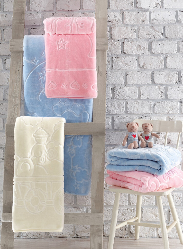 Mijolnir pyyhe Emboss Baby, 100x120 cm, pinkki hinta ja tiedot | Pyyhkeet | hobbyhall.fi