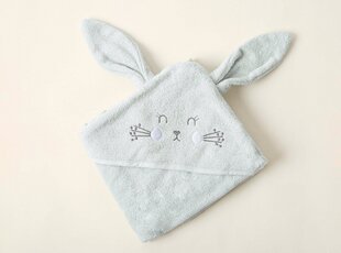 Lasten pyyhe hupulla Bunny, 75x75 cm hinta ja tiedot | Pyyhkeet | hobbyhall.fi