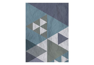 Valokuvatapetti - Blue patchwork 50x1000 cm hinta ja tiedot | Valokuvatapetit | hobbyhall.fi