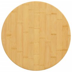 vidaXL Pöytälevy Ø50x4 cm bambu hinta ja tiedot | Pöytälevyt | hobbyhall.fi