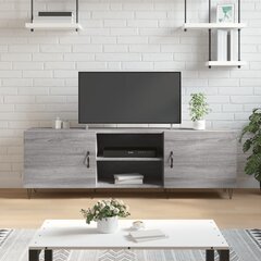 vidaXL TV-taso harmaa Sonoma 150x30x50 cm tekninen puu hinta ja tiedot | TV-tasot | hobbyhall.fi