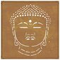 vidaXL Puutarhaseinäkoriste 55x55 cm corten teräs Buddhan pääkuvio hinta ja tiedot | Sisustustuotteet | hobbyhall.fi