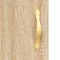 vidaXL Senkki Sonoma-tammi 69,5x34x90 cm tekninen puu hinta ja tiedot | Olohuoneen kaapit ja lipastot | hobbyhall.fi