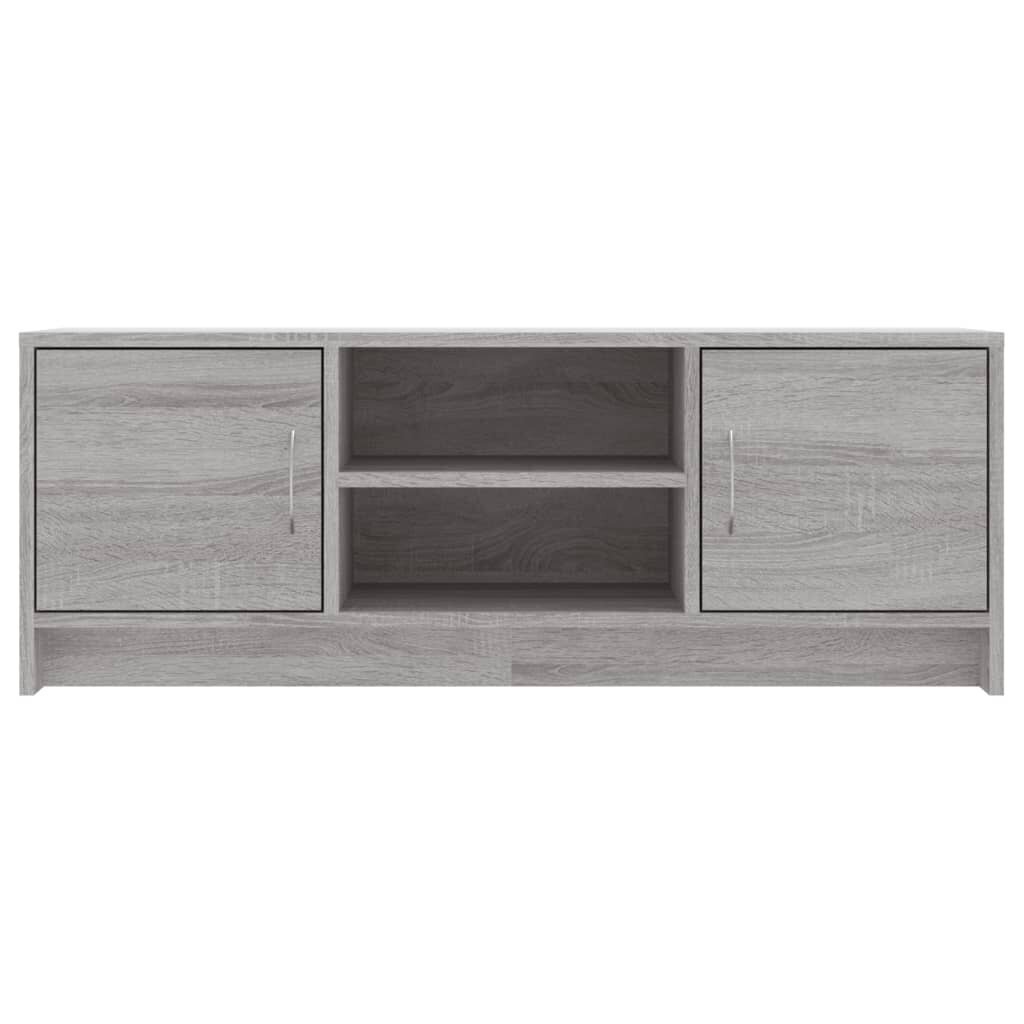 vidaXL TV-taso harmaa Sonoma 102x30x37,5 cm tekninen puu hinta ja tiedot | TV-tasot | hobbyhall.fi