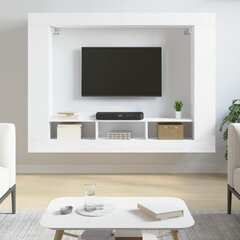 vidaXL TV-taso valkoinen 152x22x113 cm tekninen puu hinta ja tiedot | TV-tasot | hobbyhall.fi