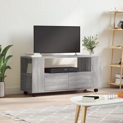 vidaXL TV-taso harmaa Sonoma 102x34,5x43 cm tekninen puu hinta ja tiedot | TV-tasot | hobbyhall.fi