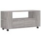 vidaXL TV-taso harmaa Sonoma 102x34,5x43 cm tekninen puu hinta ja tiedot | TV-tasot | hobbyhall.fi