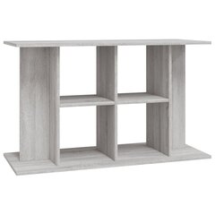 vidaXL Akvaarioteline harmaa Sonoma 100x40x60 cm tekninen puu hinta ja tiedot | Akvaariotarvikkeet | hobbyhall.fi