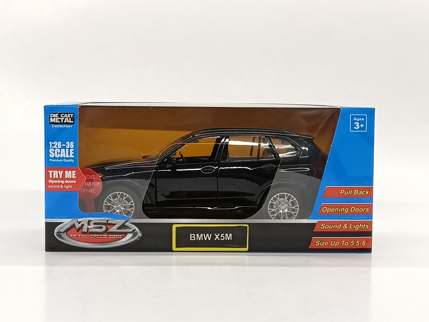 Leluauto MSZ BMW X5M, 1:32 hinta ja tiedot | Poikien lelut | hobbyhall.fi