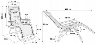 Ulkotuoli Fluxar home GL0017 hinta ja tiedot | Puutarhatuolit | hobbyhall.fi