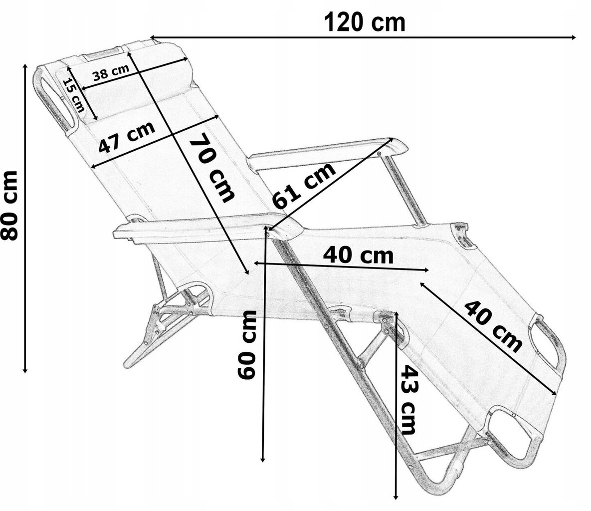 Ulkotuoli Fluxar home GL0033 hinta ja tiedot | Puutarhatuolit | hobbyhall.fi