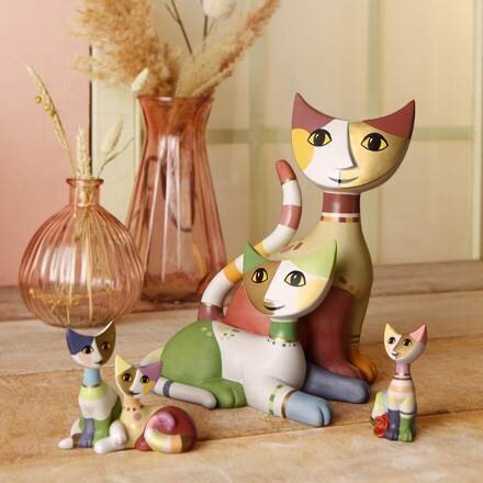 Figurine Rosina Wachtmeister, Cats Tea ja Tazio hinta ja tiedot | Sisustustuotteet | hobbyhall.fi