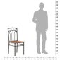 vidaXL Ruokapöydän tuolit 4 kpl ruskea MDF hinta ja tiedot | Ruokapöydän tuolit | hobbyhall.fi